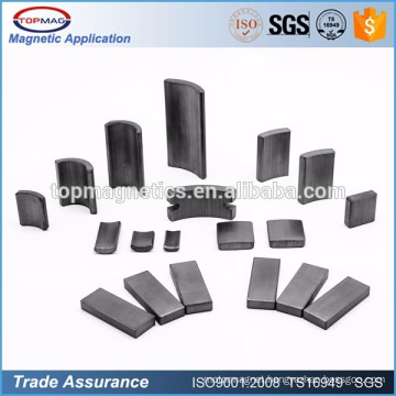 Raw magnetic Material Ferrite Magnet with Customized Size